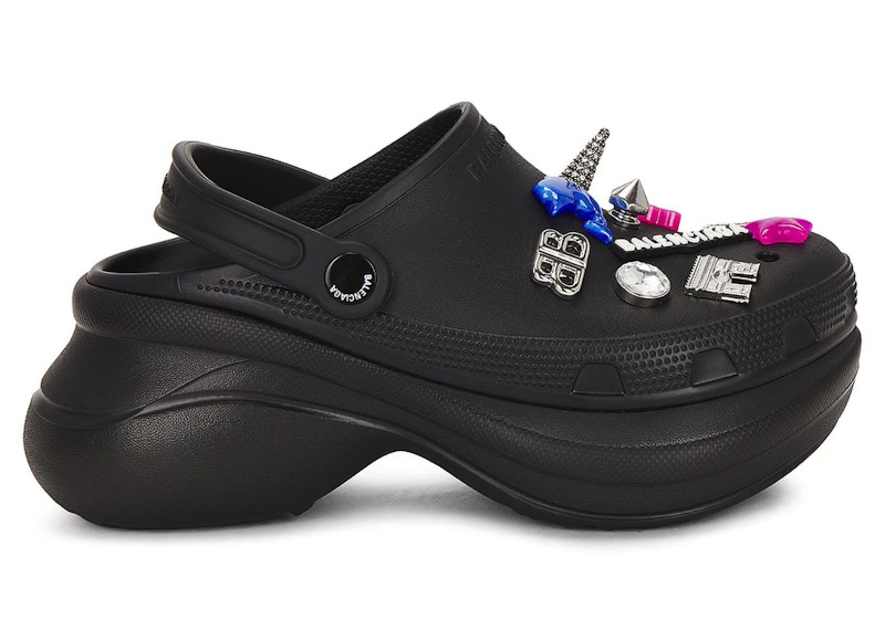 balenciaga x crocs mule black multicolor jibbitz womenx27s – Crocs Slides Collection for All-Day Comfort
