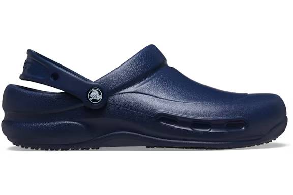 crocs bistro slip resistant work clog navy – Crocs Slides Collection for All-Day Comfort
