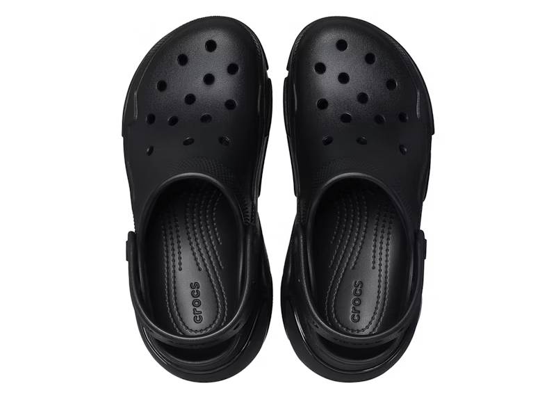 crocs bubble crush clog triple black – Crocs Slides Collection for All-Day Comfort