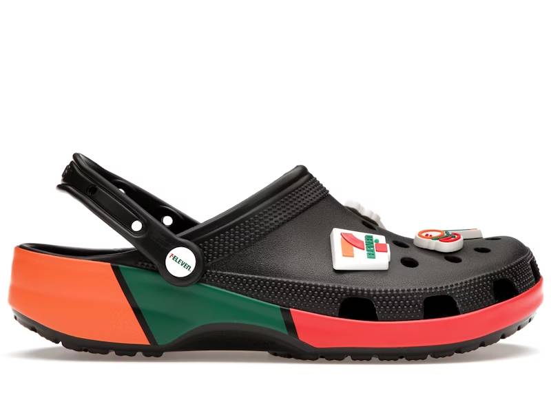 crocs classic clog 7-eleven black – Crocs Slides Collection for All-Day Comfort