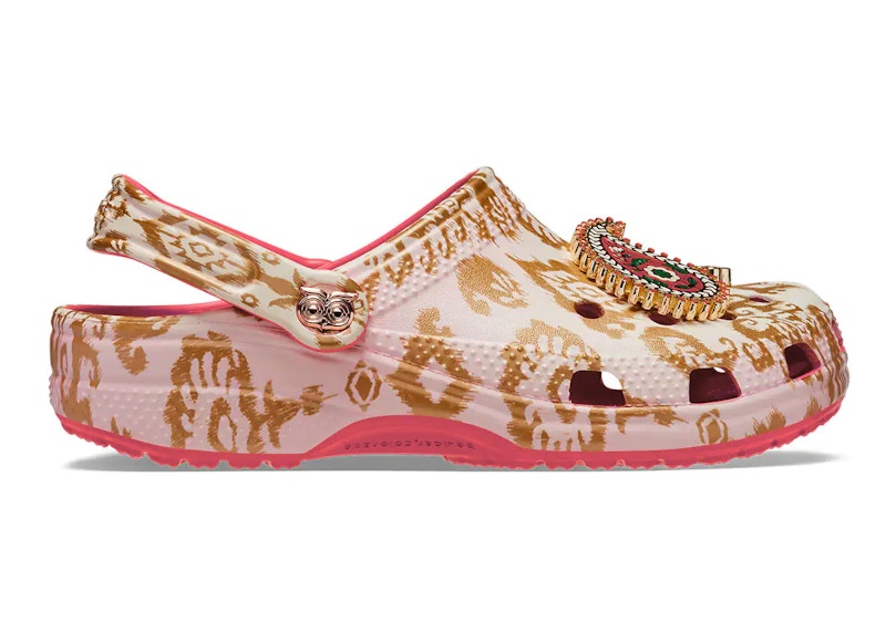 crocs classic clog chumbak ikkat amp paisleys beige – Crocs Slides Collection for All-Day Comfort