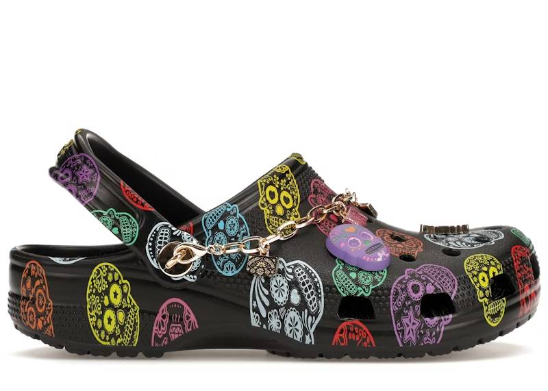 crocs classic clog día de muertos – Crocs Slides Collection for All-Day Comfort
