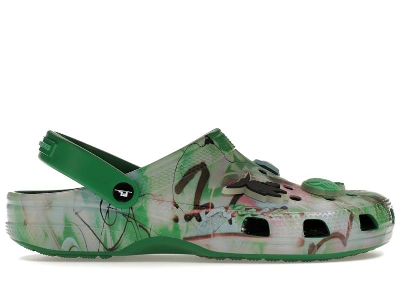 crocs classic clog futura laboratories green ivy – Crocs Slides Collection for All-Day Comfort