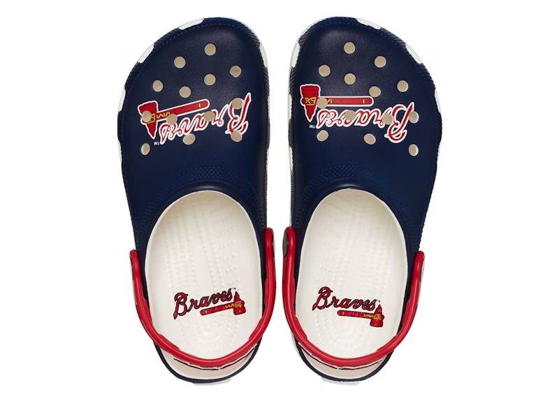 crocs classic clog mlb atlanta braves – Crocs Slides Collection for All-Day Comfort