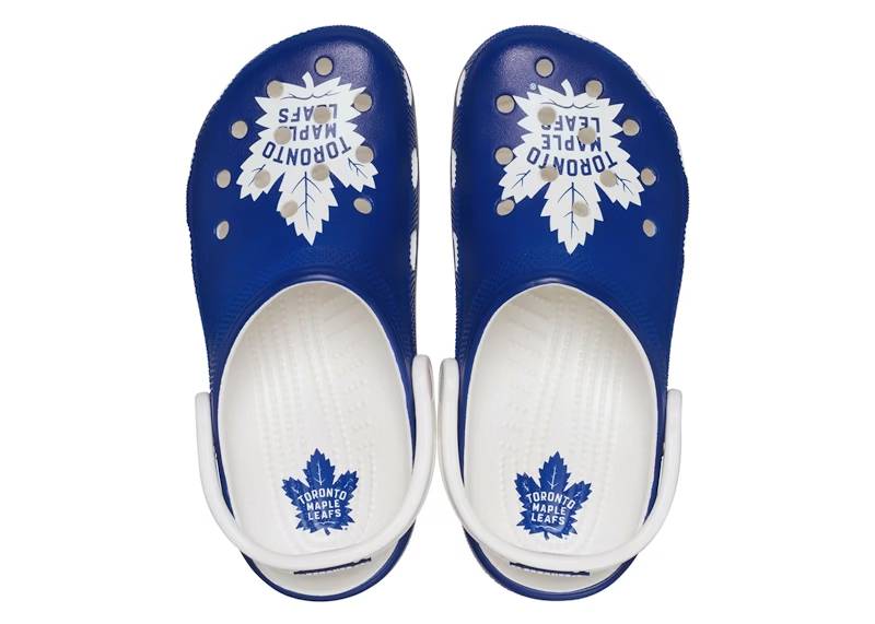 crocs classic clog nhl toronto maple leafs – Crocs Slides Collection for All-Day Comfort