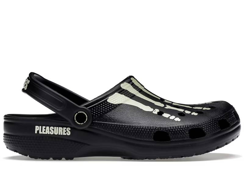crocs classic clog pleasures skeleton black glow – Crocs Slides Collection for All-Day Comfort