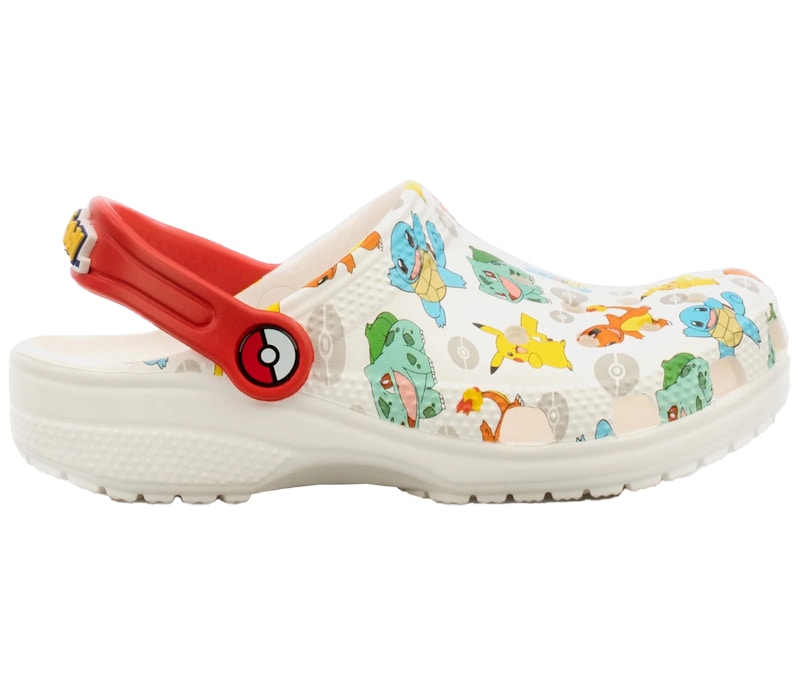 crocs classic clog pokemon white kids – Crocs Slides Collection for All-Day Comfort