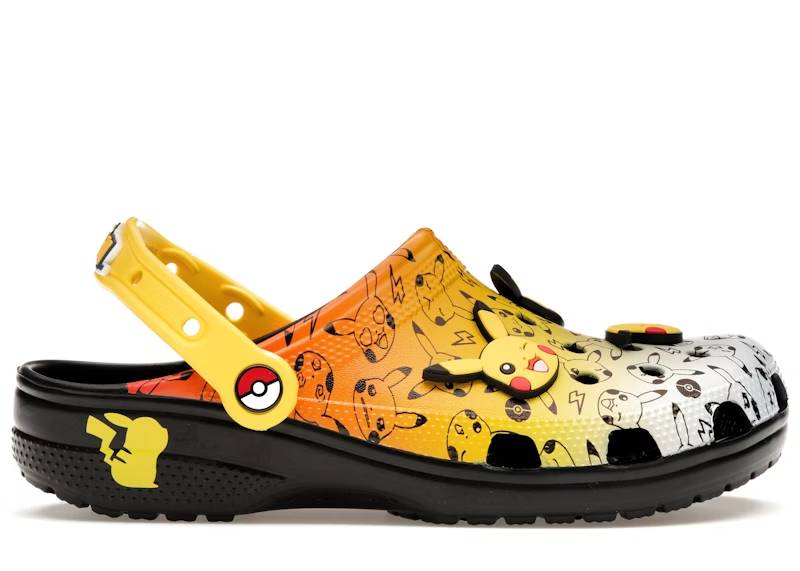 crocs classic clog pokémon pikachu – Crocs Slides Collection for All-Day Comfort
