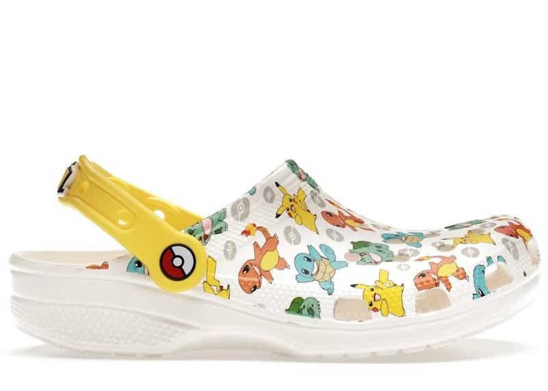 crocs classic clog pokémon white – Crocs Slides Collection for All-Day Comfort
