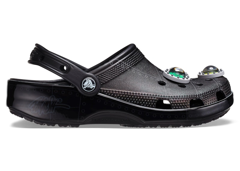crocs classic clog ron english area 54 black – Crocs Slides Collection for All-Day Comfort