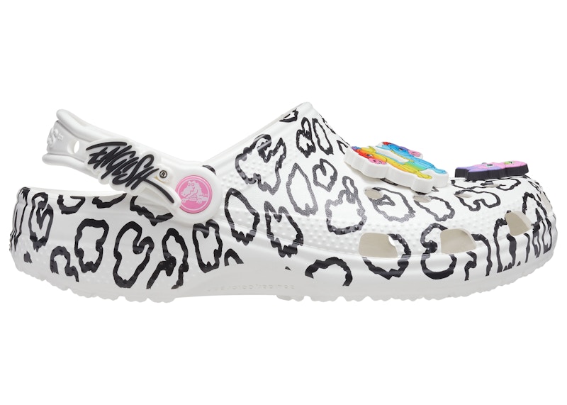 crocs classic clog ron english party animals cheetah white womenx27s – Crocs Slides Collection for All-Day Comfort
