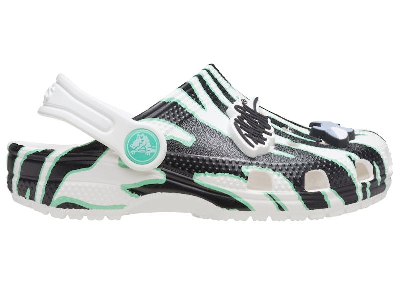 crocs classic clog ron english party animals zebra white td – Crocs Slides Collection for All-Day Comfort