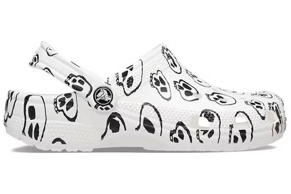 crocs classic clog skull print white – Crocs Slides Collection for All-Day Comfort