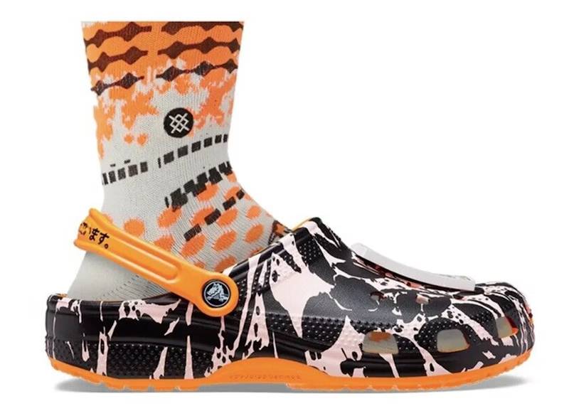 crocs classic clog stance b. thom floral quilt – Crocs Slides Collection for All-Day Comfort