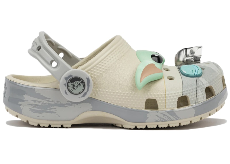 crocs classic clog star wars grogu kids – Crocs Slides Collection for All-Day Comfort