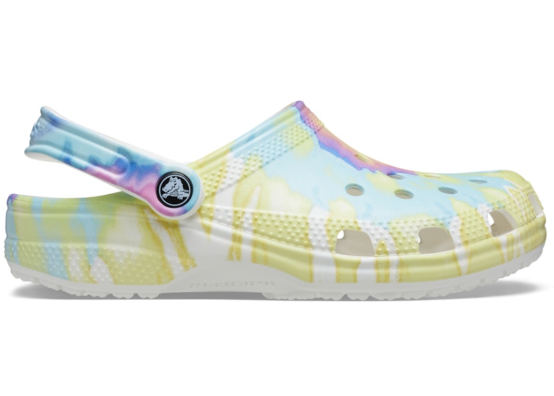 crocs classic clog tie dye pastel – Crocs Slides Collection for All-Day Comfort