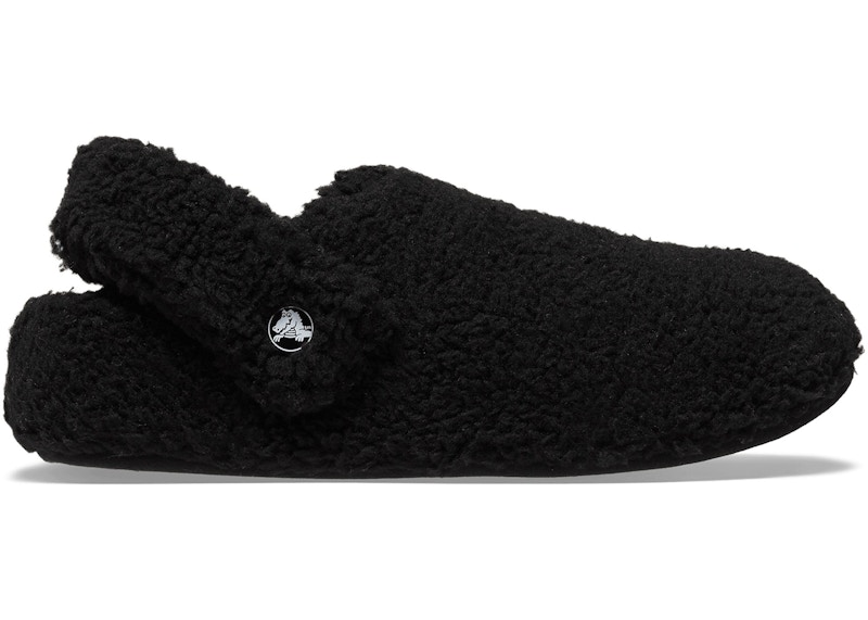 crocs classic cozzzy slipper black – Crocs Slides Collection for All-Day Comfort