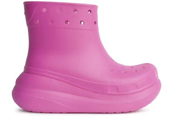 crocs classic crush rain boot juice pink – Crocs Slides Collection for All-Day Comfort