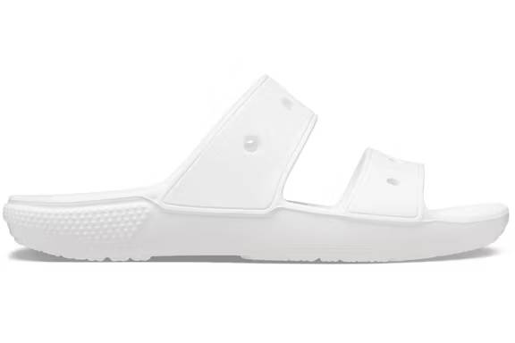 crocs classic double band slide sandals white – Crocs Slides Collection for All-Day Comfort