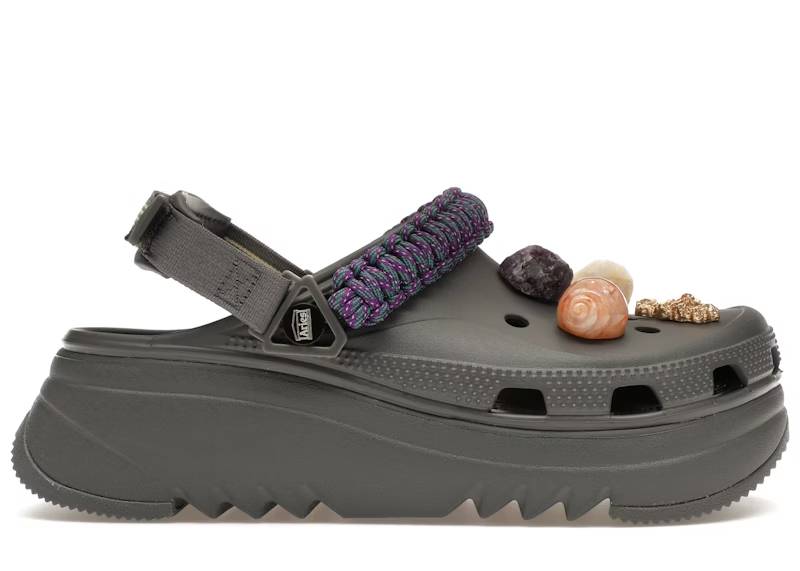 crocs classic hiker xscape clog aries slate grey – Crocs Slides Collection for All-Day Comfort