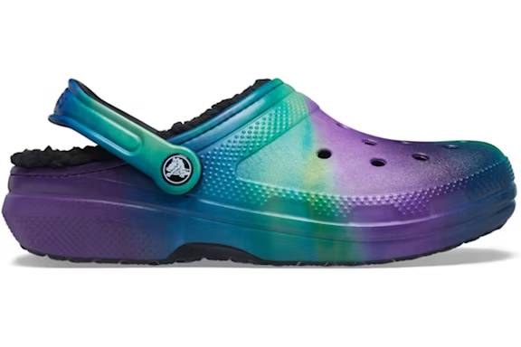 crocs classic lined clog out of this world multi black – Crocs Slides Collection for All-Day Comfort