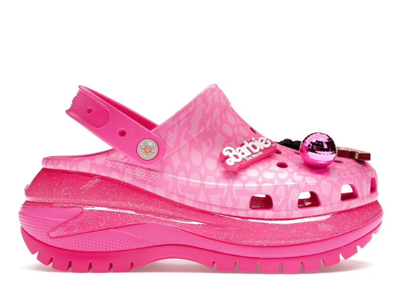 crocs classic mega crush clog barbie the movie electric pink – Crocs Slides Collection for All-Day Comfort
