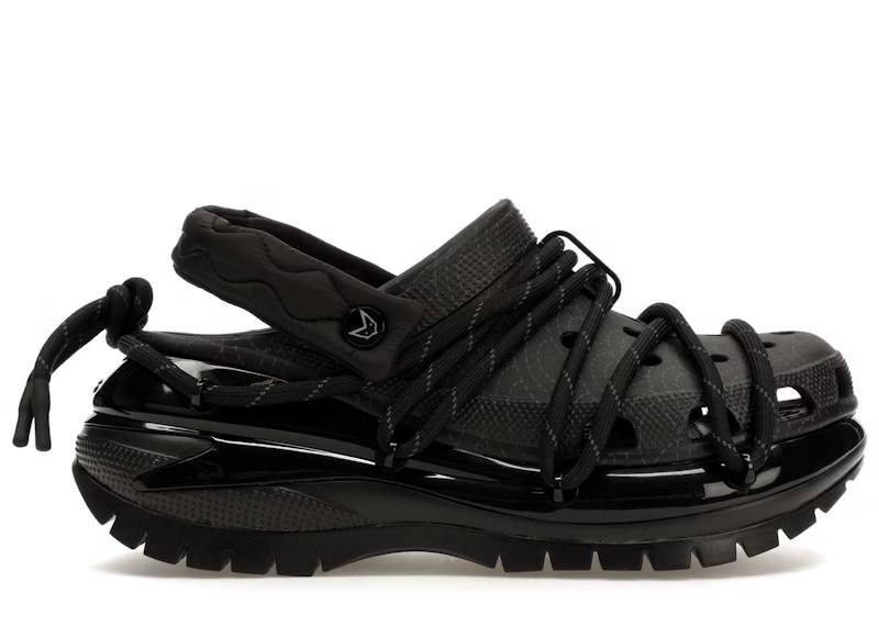 crocs classic mega crush clog rauw alejandro black – Crocs Slides Collection for All-Day Comfort