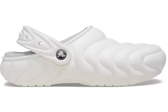 crocs classic overpuff lined clog white – Crocs Slides Collection for All-Day Comfort