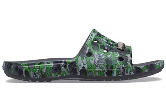 crocs classic slide minecraft grey – Crocs Slides Collection for All-Day Comfort