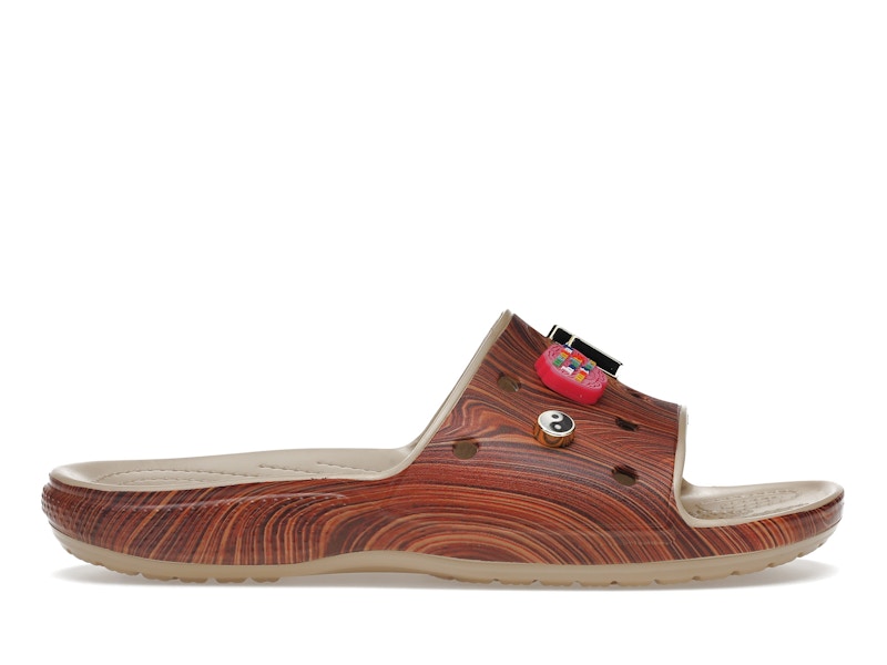 crocs classic slide sza wood grain – Crocs Slides Collection for All-Day Comfort