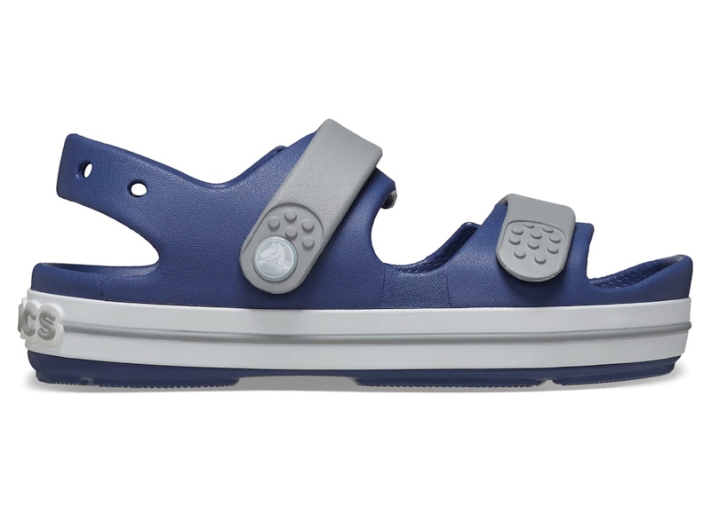 crocs crocband cruiser sandal bijou blue light grey kids – Crocs Slides Collection for All-Day Comfort