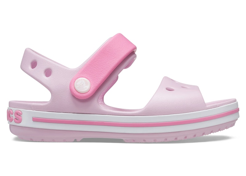 crocs crocband sandal ballerina pink kids – Crocs Slides Collection for All-Day Comfort