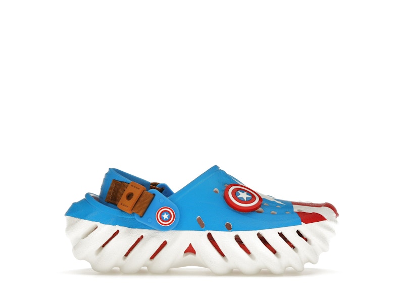 crocs echo clog marvel captain america steve rogers kids – Crocs Slides Collection for All-Day Comfort