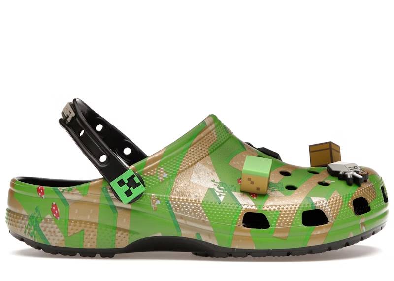 crocs elevated clog minecraft grass block – Crocs Slides Collection for All-Day Comfort