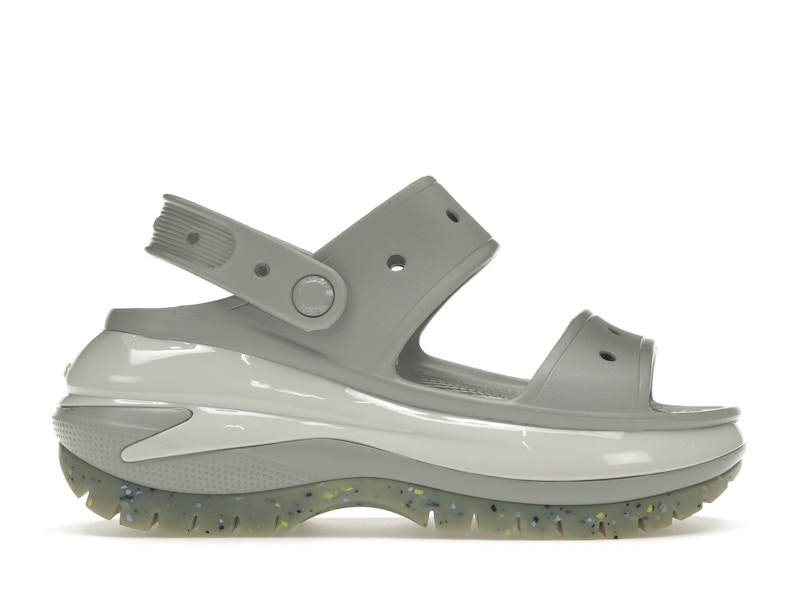 crocs mega crush sandal light grey – Crocs Slides Collection for All-Day Comfort