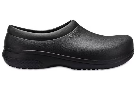 crocs on the clock slip resistant work slip-on black – Crocs Slides Collection for All-Day Comfort