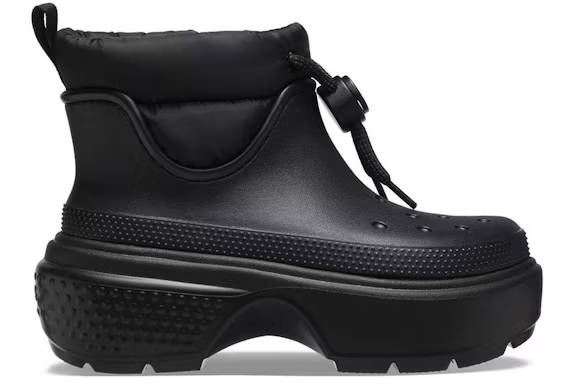 crocs stomp puff boot black – Crocs Slides Collection for All-Day Comfort